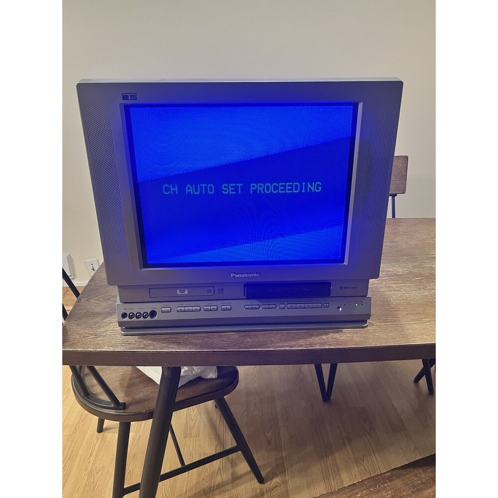 Panasonic PV-DF2003 CRT Combo TV/DVD/VCR w/ FM, S-Video & AV – Retro Gaming